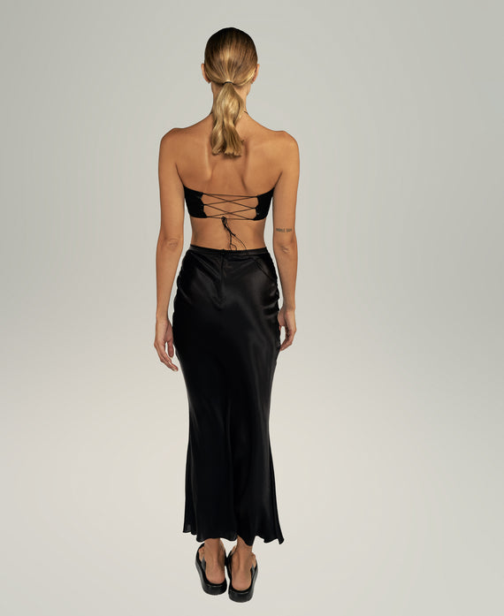 EVA SILK-SATIN TOP